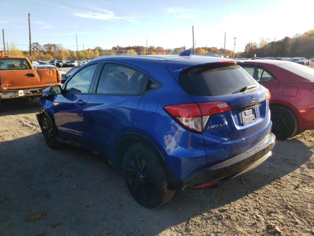 2021 HONDA HR-V SPORT VIN: 3CZRU6H12MM734518