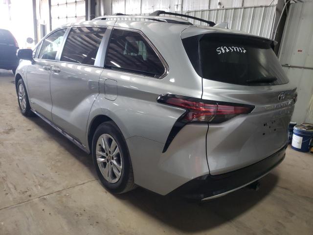 2021 TOYOTA SIENNA LIMITED VIN: 5TDZRK***********