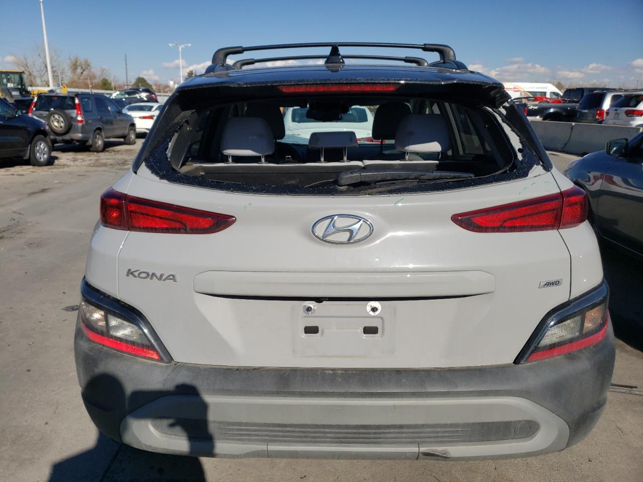 2022 HYUNDAI KONA SEL VIN:KM8K6CAB3NU834431