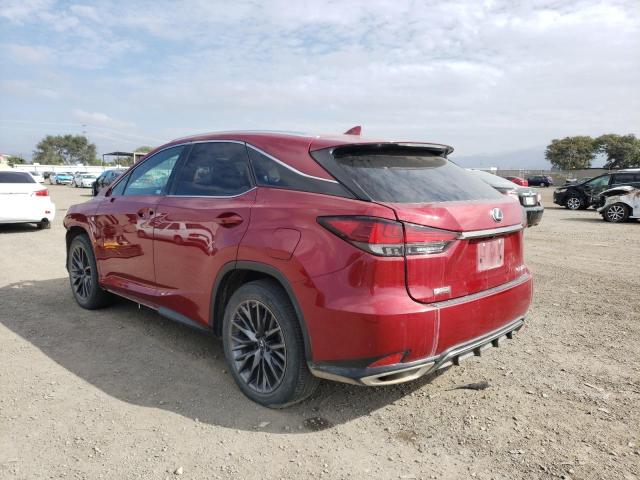 2021 LEXUS RX 350 F-SPORT VIN: 2T2YZMDA2MC265397