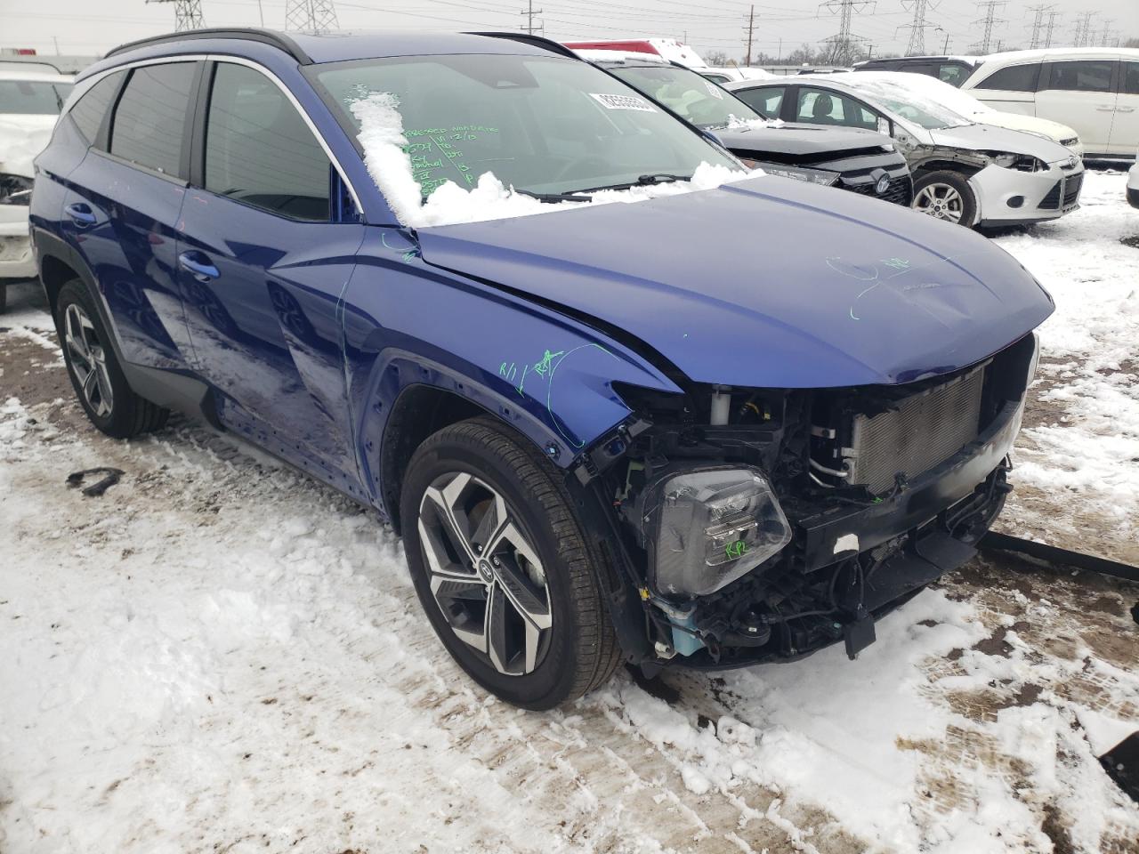 2022 HYUNDAI TUCSON SEL VIN:5NMJFCAE7NH051761