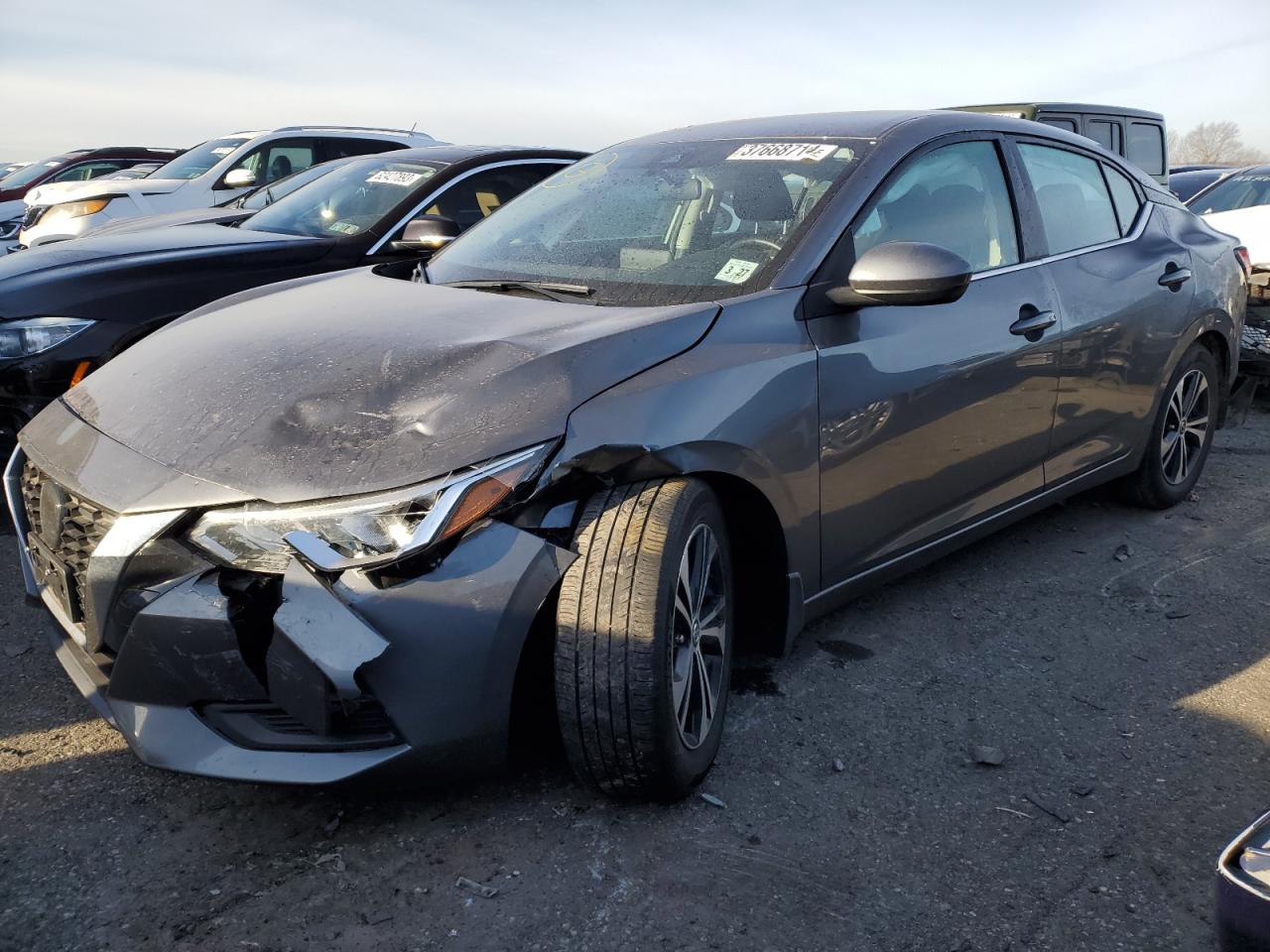 2022 NISSAN SENTRA SV VIN:3N1AB8CV7NY235418