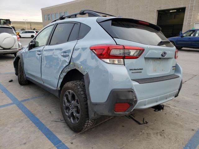 2021 SUBARU CROSSTREK SPORT VIN: JF2GTHSC0MH678963