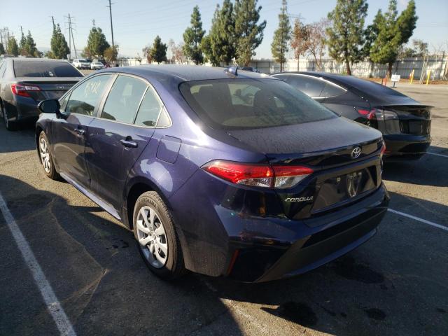 2021 TOYOTA COROLLA LE VIN: JTDEPMAE8MJ146861