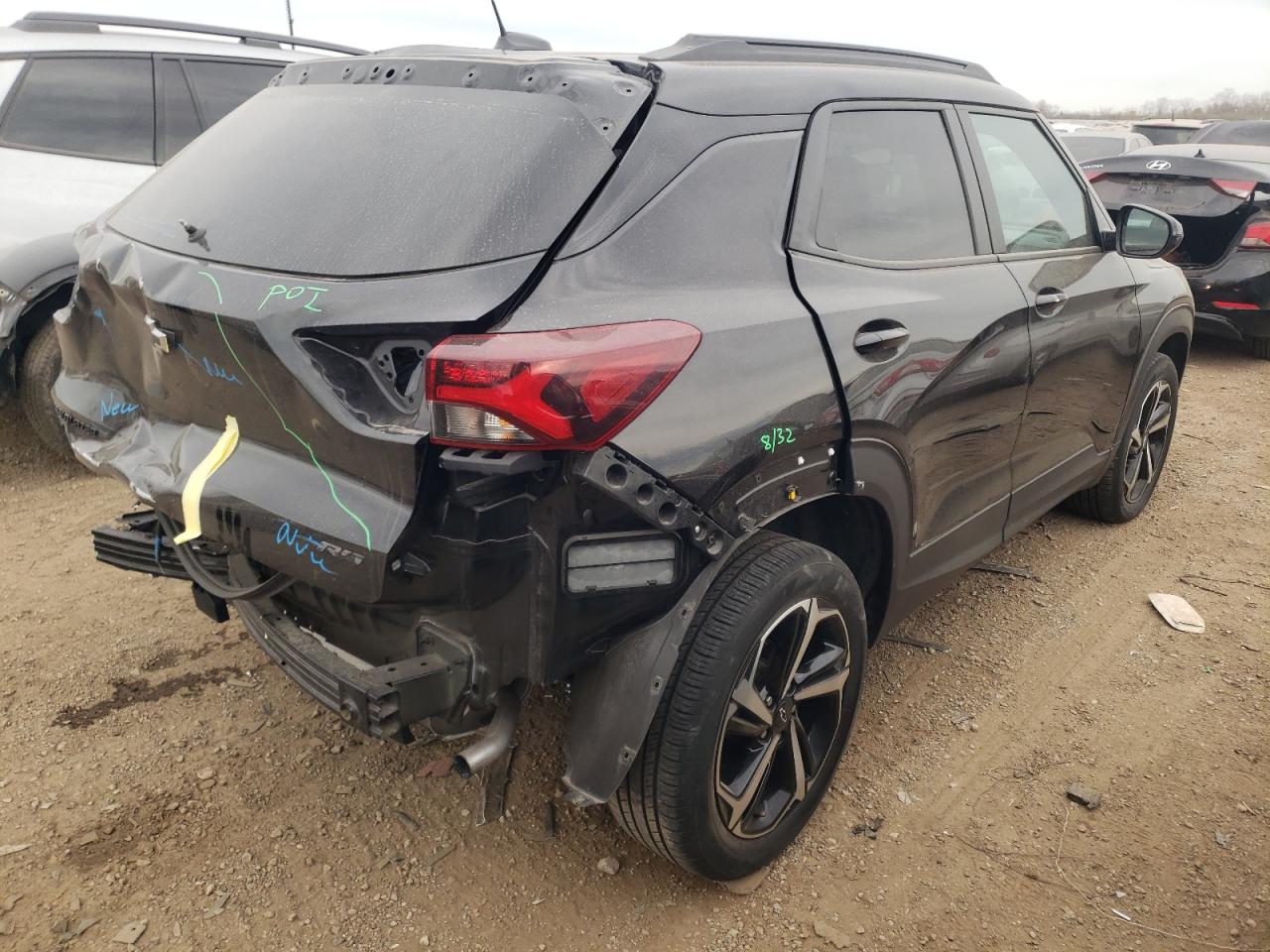 2022 CHEVROLET TRAILBLAZER RS VIN:KL79MUSL6NB015072