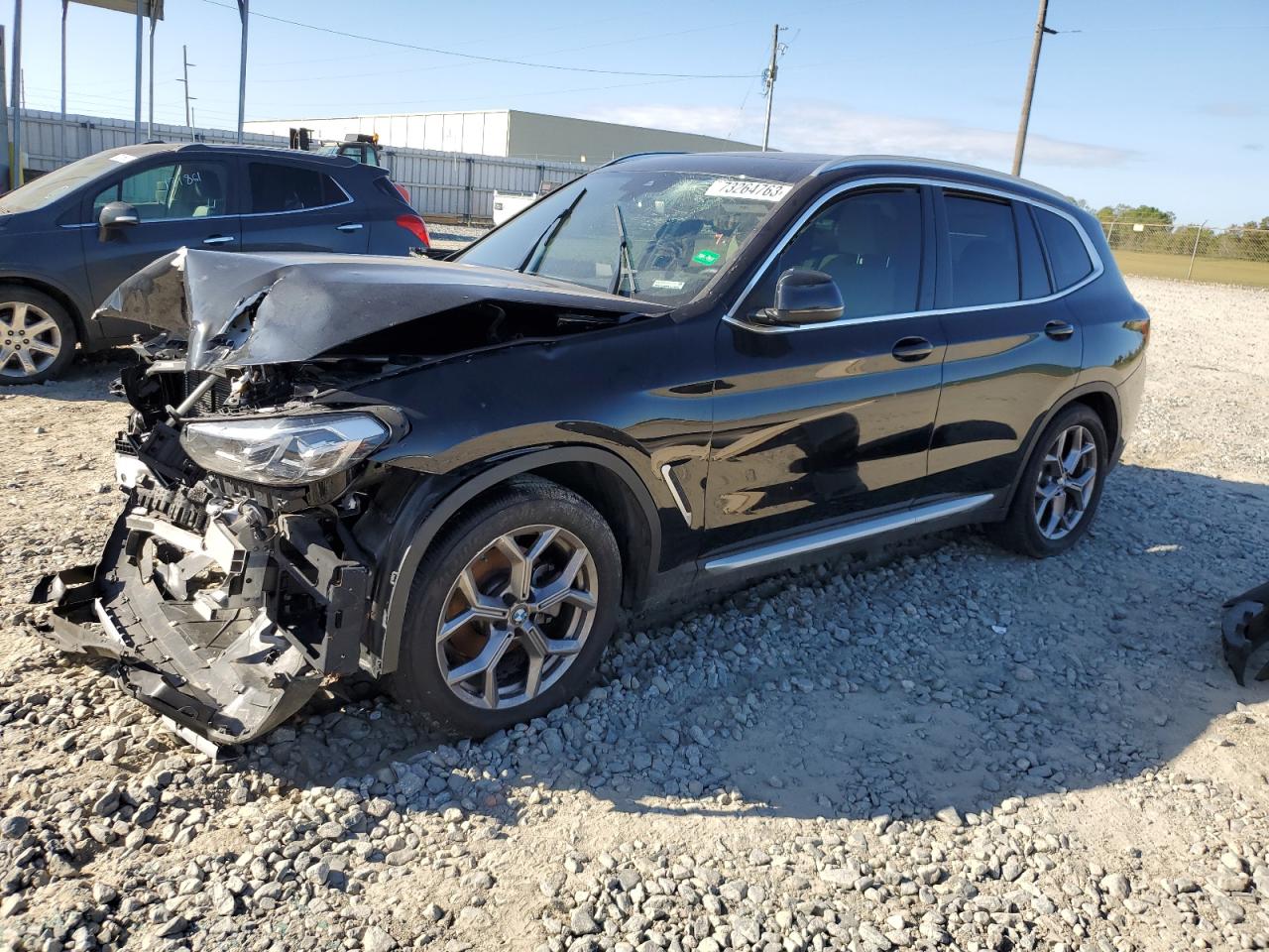 2022 BMW X3 SDRIVE30I VIN:5UX43DP03N9J71929