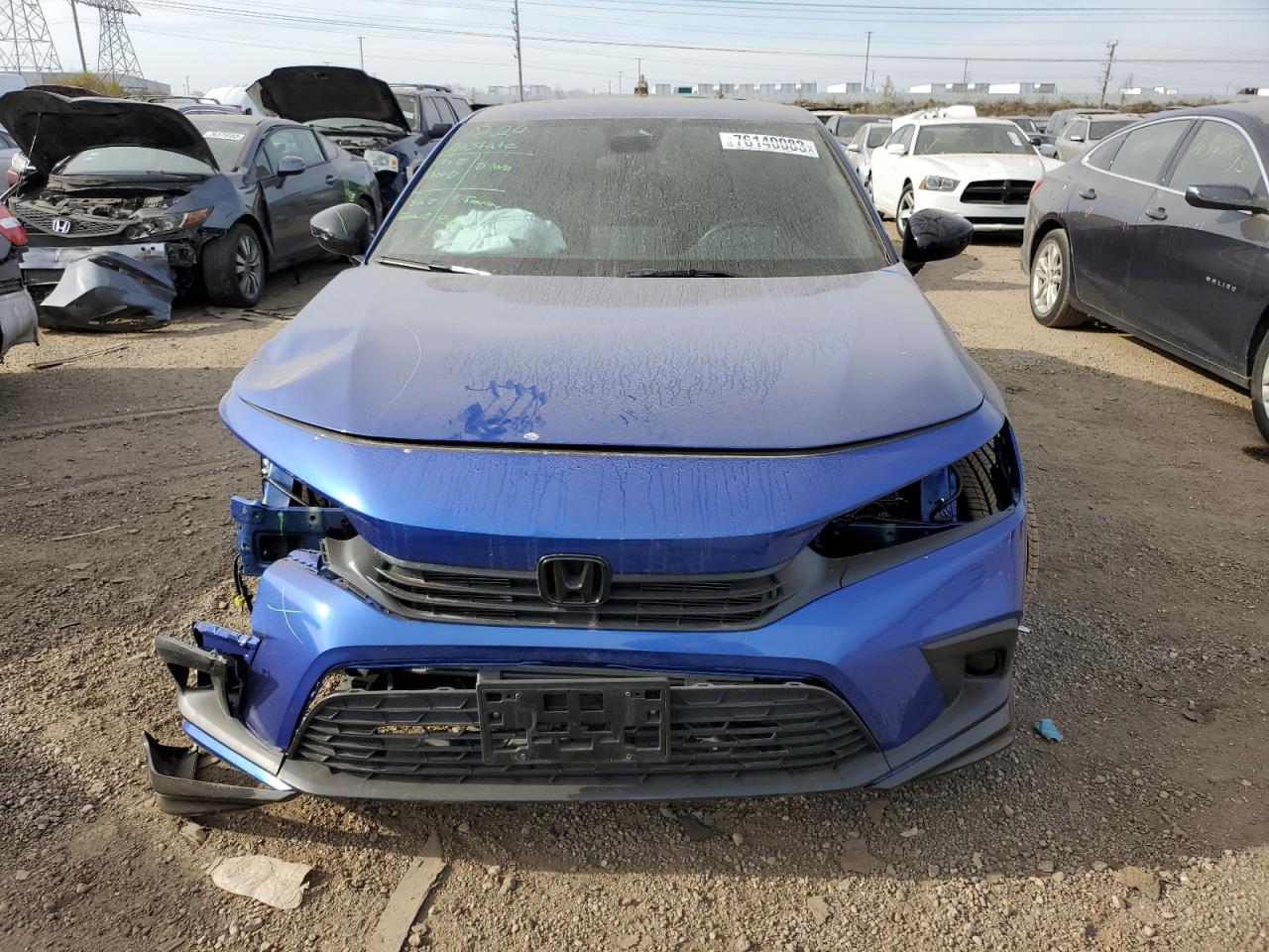 2022 HONDA CIVIC SPORT VIN:2HGFE2F59NH605522
