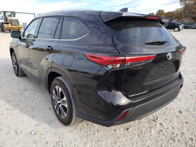 2021 TOYOTA HIGHLANDER XLE VIN: 5TDGZRAH9MS083752