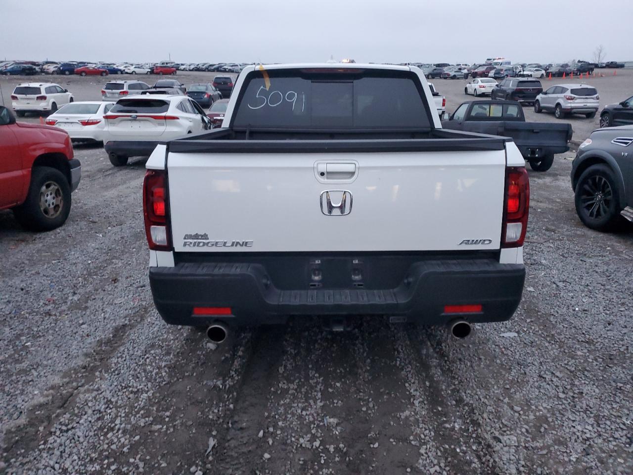 2023 HONDA RIDGELINE RTL VIN:5FPYK3F53PB025091