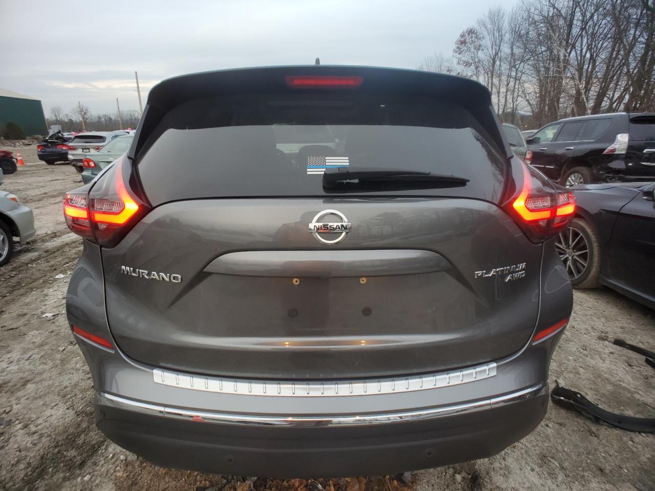2022 NISSAN MURANO PLATINUM VIN:5N1AZ2DS0NC113790