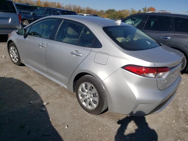 2021 TOYOTA COROLLA LE VIN: JTDEPMAE1MJ180012