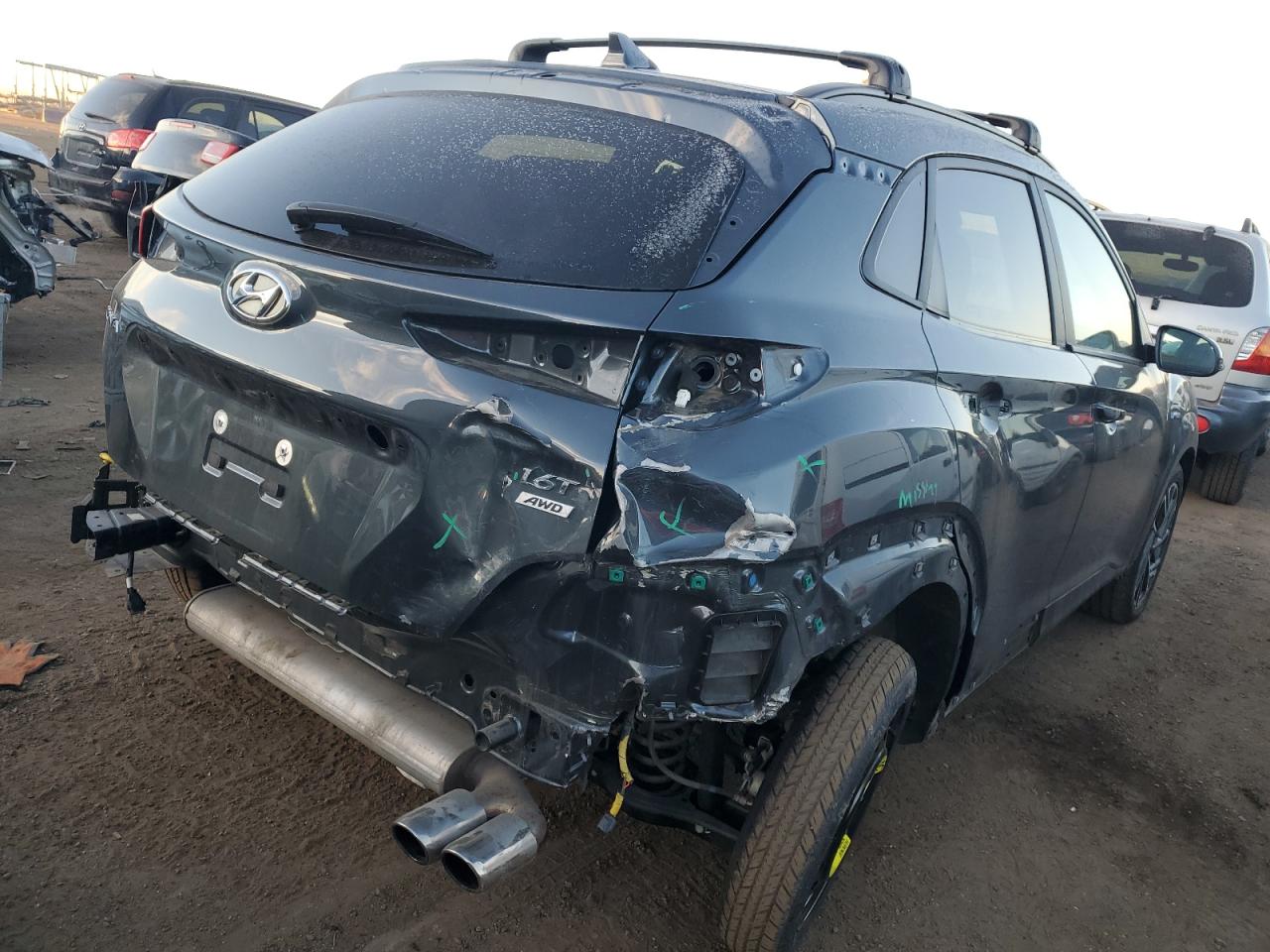2022 HYUNDAI KONA N LINE VIN:KM8K3CA38NU857365