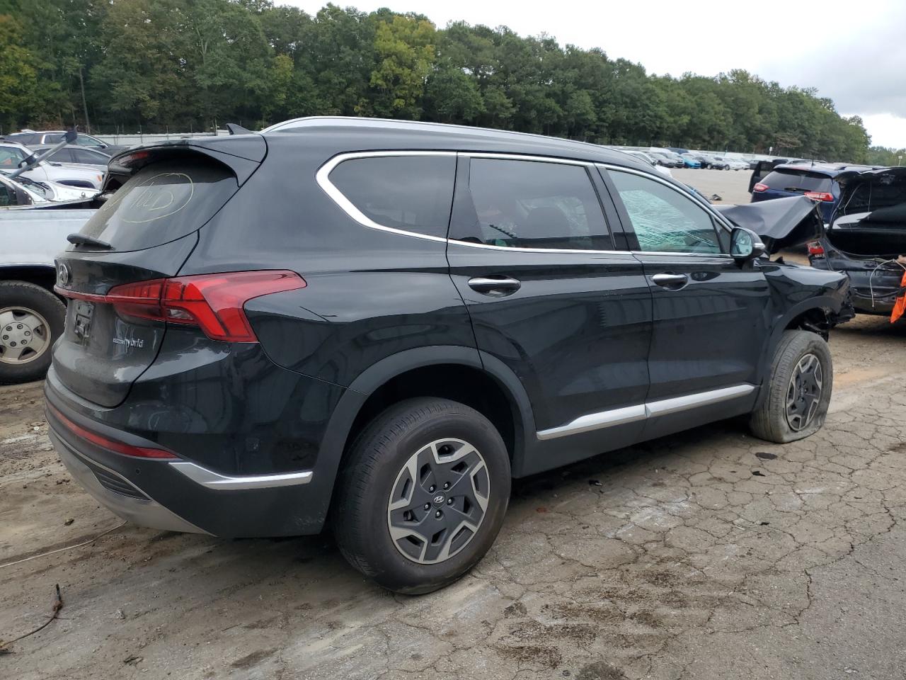 2022 HYUNDAI SANTA FE BLUE VIN:KM8S2DA19NU057410