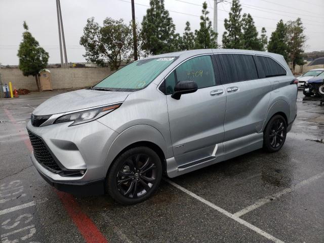 2021 TOYOTA SIENNA XSE VIN: 5TDXRK***********