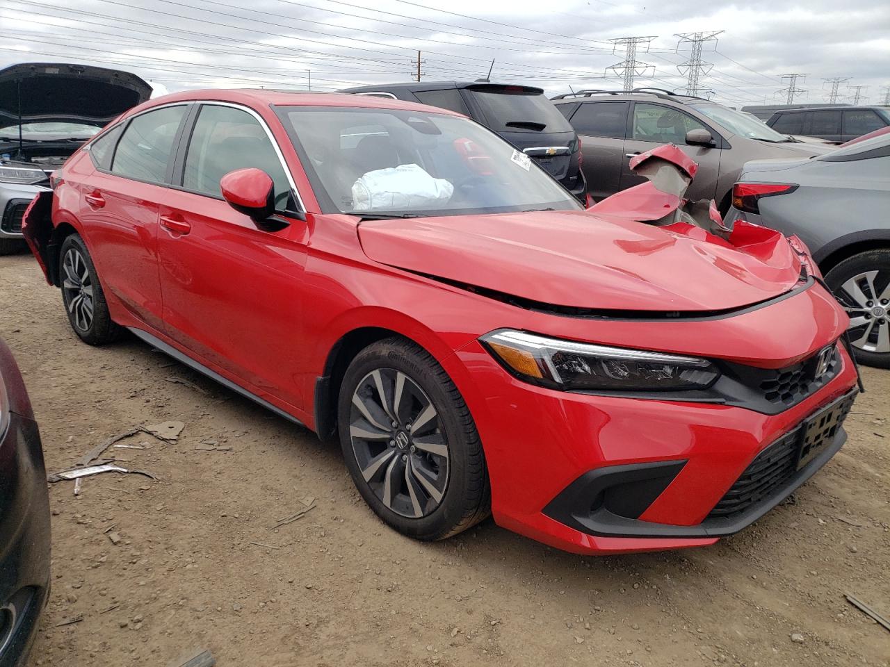 2023 HONDA CIVIC EXL VIN:19XFL1H71PE014175