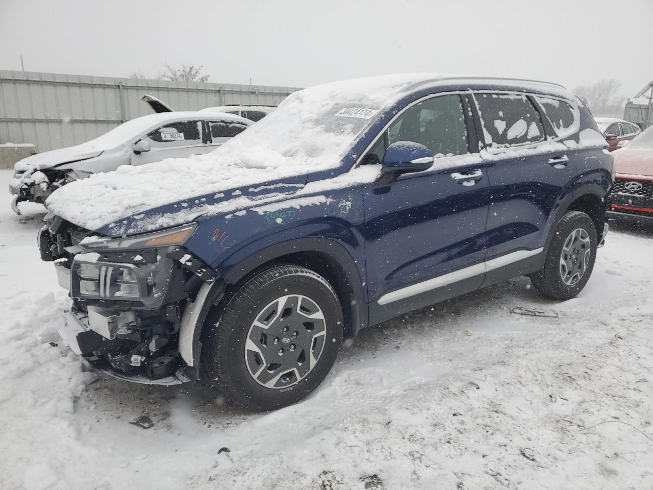 2023 HYUNDAI SANTA FE BLUE VIN:5NMS2DA11PH000441