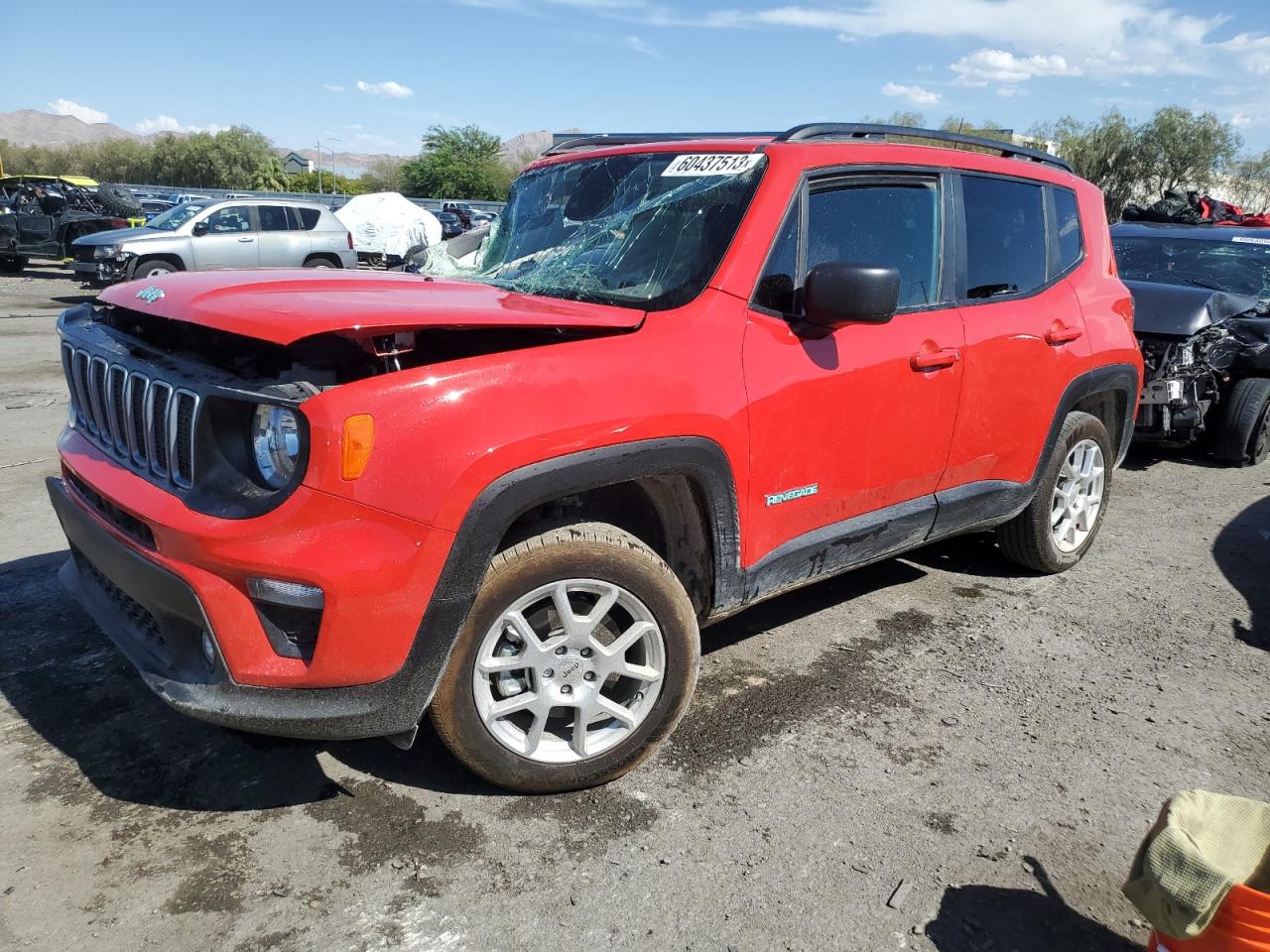 2022 JEEP RENEGADE LATITUDE VIN:ZACNJDB16NPN85892