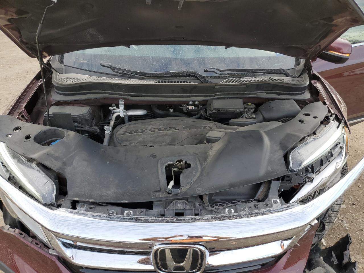 2022 HONDA PILOT TOURING VIN:5FNYF6H66NB029749