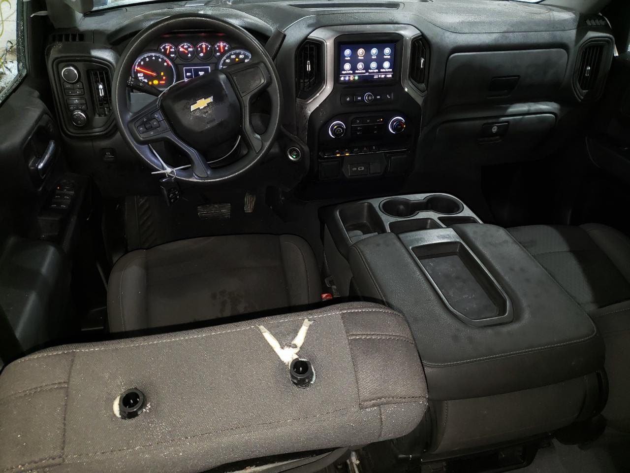 2022 CHEVROLET SILVERADO K1500 CUSTOM VIN:3GCPDBEK2NG606413