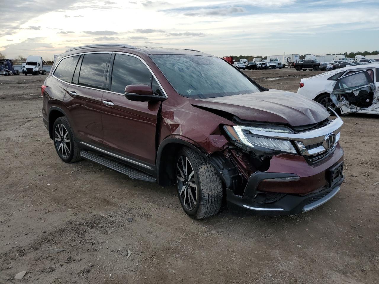 2022 HONDA PILOT TOURING VIN:5FNYF6H66NB029749