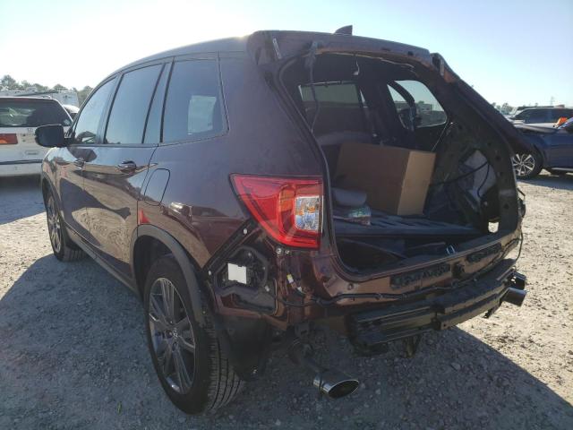 2021 HONDA PASSPORT EXL VIN: 5FNYF7H53MB008336