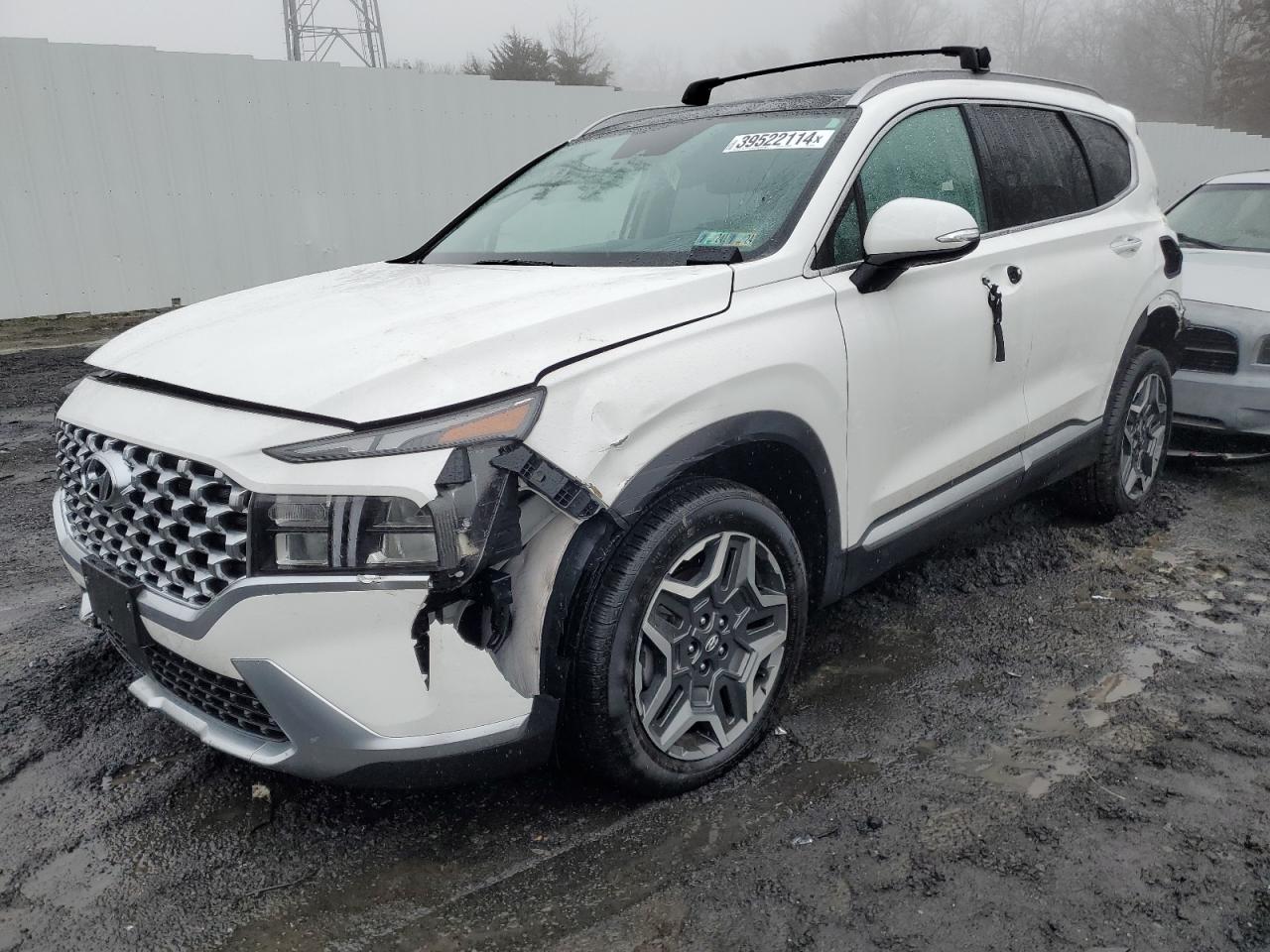 2022 HYUNDAI SANTA FE SEL PREMIUM VIN:KM8S3DA16NU033921