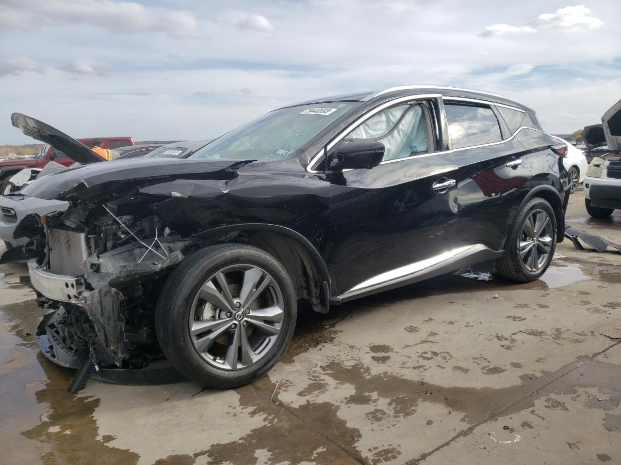 2022 NISSAN MURANO PLATINUM VIN:5N1AZ2DJXNC120026