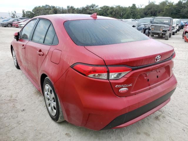 2021 TOYOTA COROLLA LE VIN: JTDEPMAE8MJ158072