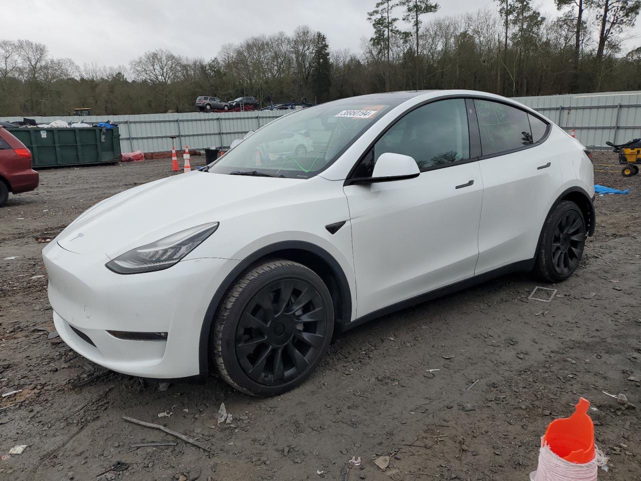 2022 TESLA MODEL Y  VIN:7SAYGDEE6NF336466