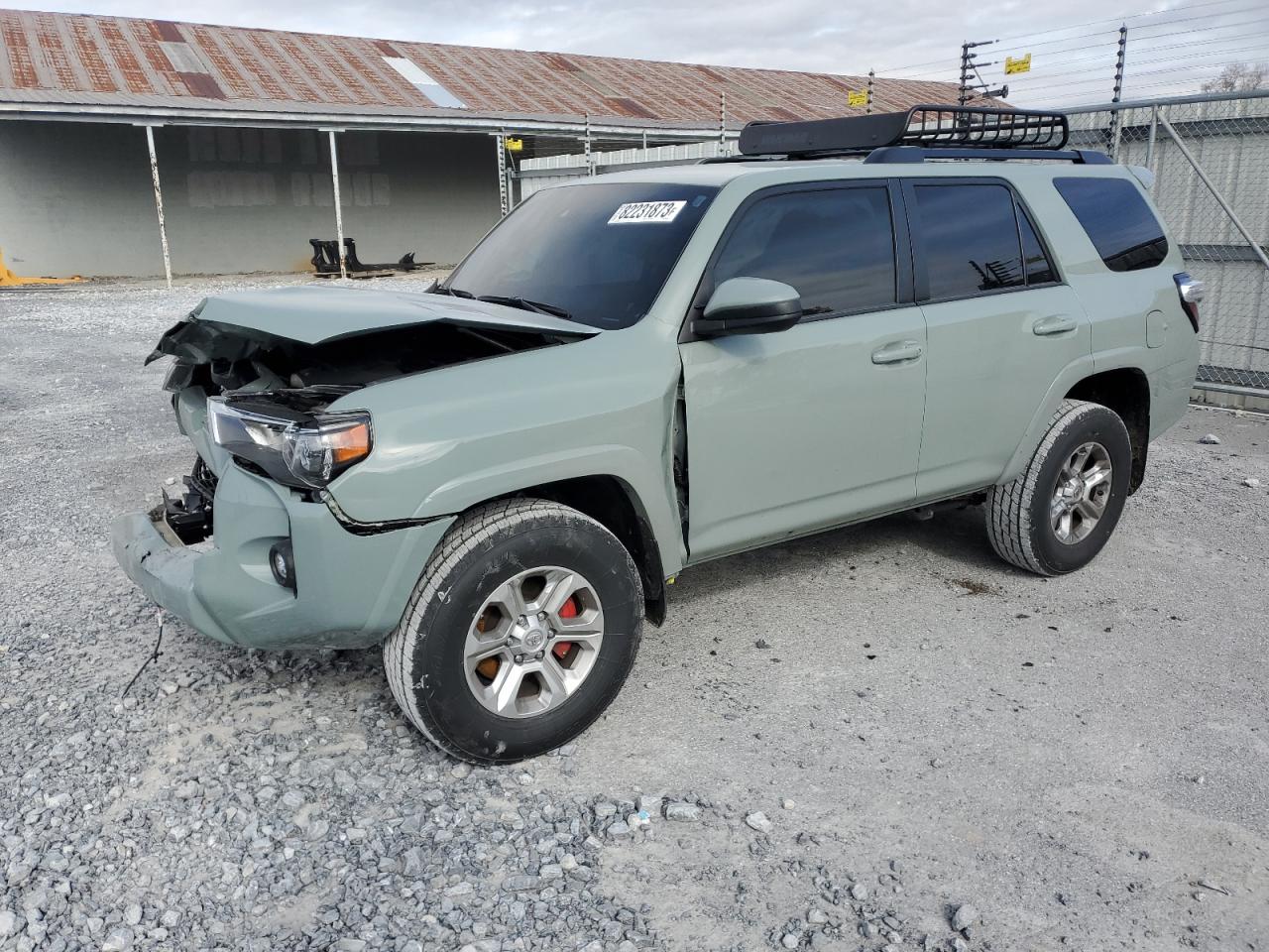 2022 TOYOTA 4RUNNER TRAIL VIN:JTETU5JR3N6003650