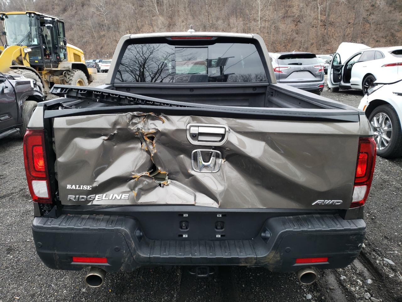 2022 HONDA RIDGELINE RTL VIN:5FPYK3F7XNB037835