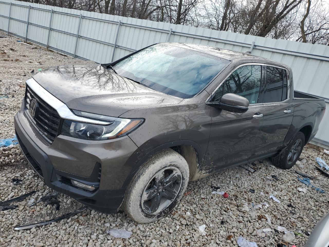 2022 HONDA RIDGELINE RTL VIN:5FPYK3F77NB029661