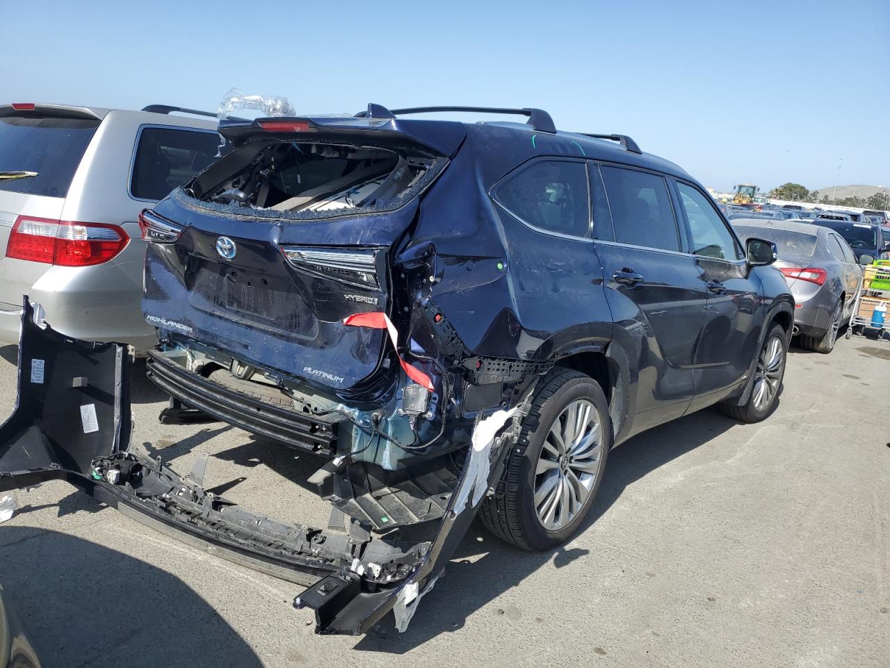 2022 TOYOTA HIGHLANDER HYBRID PLATINUM VIN:5TDEBRCHXNS083219