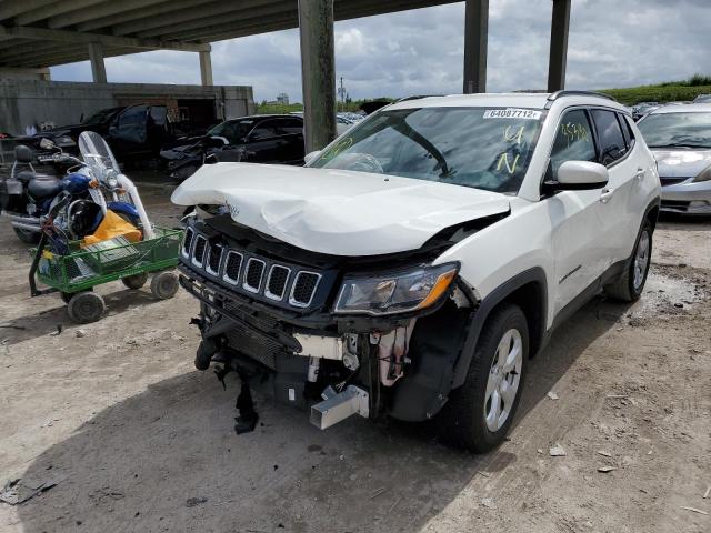 2021 JEEP COMPASS LATITUDE VIN: 3C4NJCBB6MT505147