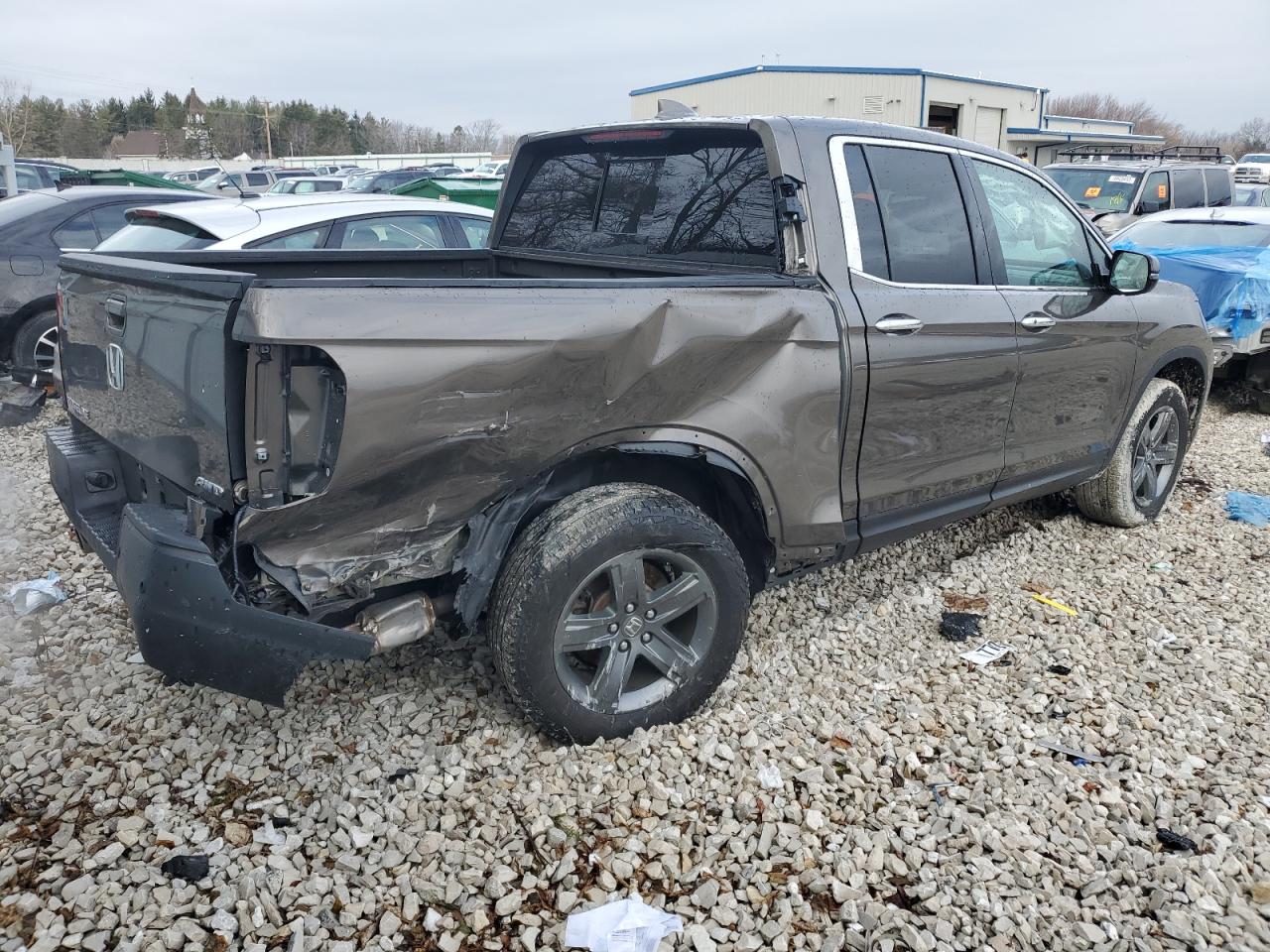2022 HONDA RIDGELINE RTL VIN:5FPYK3F77NB029661