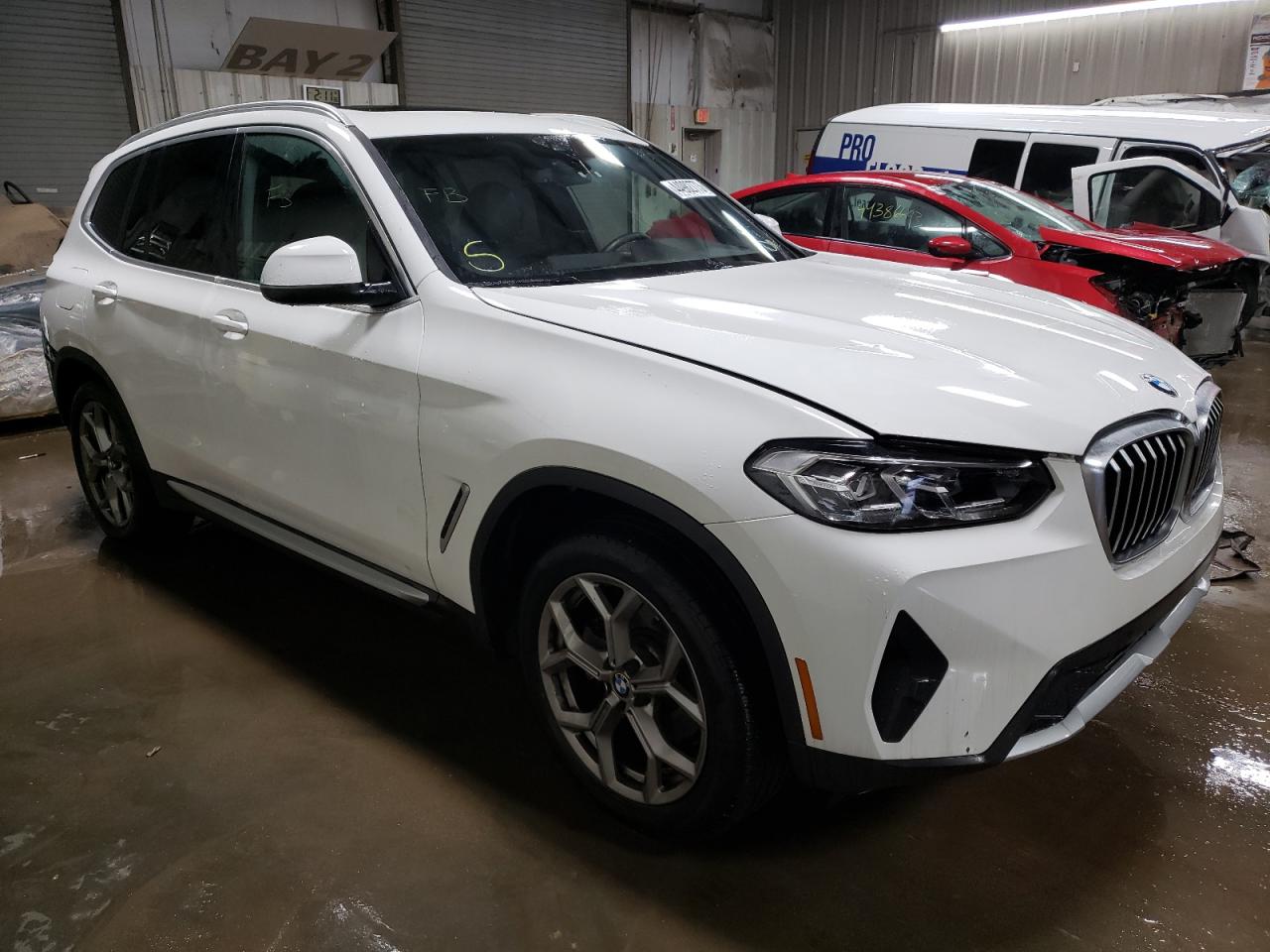 2022 BMW X3 XDRIVE30I VIN:5UX53DP0XN9L05436