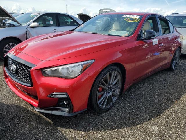 2021 INFINITI Q50 RED SPORT 400 VIN: JN1FV7DPXMM850280