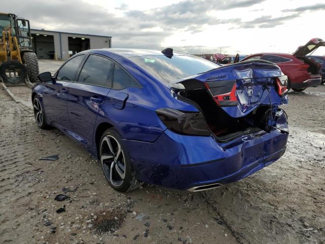 2021 HONDA ACCORD SPORT VIN: 1HGCV2F33MA027576