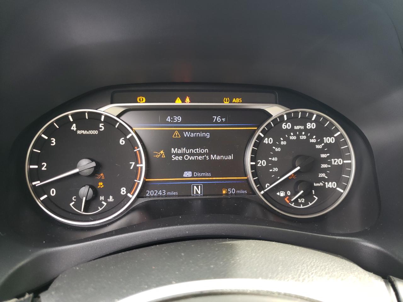 2022 NISSAN ALTIMA SL VIN:1N4BL4EV3NN414241