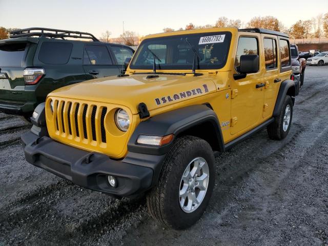 2021 JEEP WRANGLER UNLIMITED SPORT VIN: 1C4HJXDGXMW595653