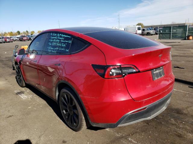 2021 TESLA MODEL Y VIN: 5YJYGAEE9MF204196