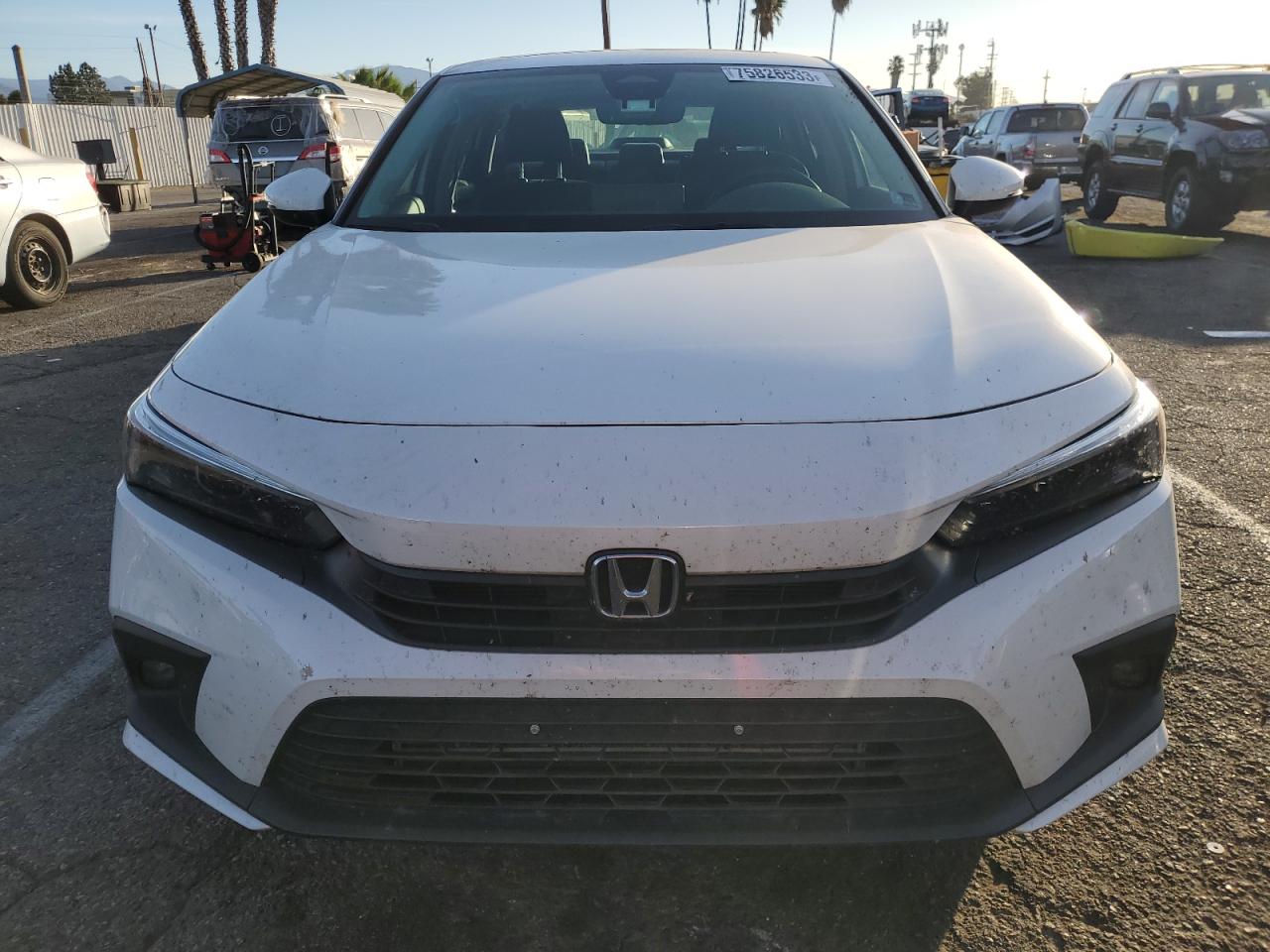 2022 HONDA CIVIC TOURING VIN:2HGFE1F90NH318244
