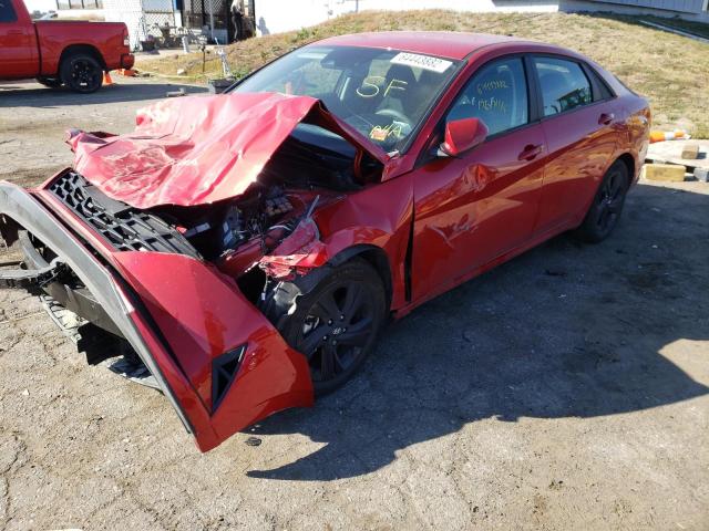 2021 HYUNDAI ELANTRA SEL VIN: 5NPLM4AG7MH043344