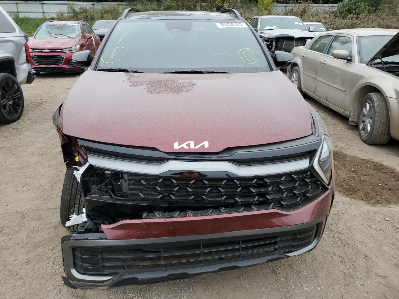 2023 KIA SPORTAGE X LINE VIN:5XYK6CAF6PG107036