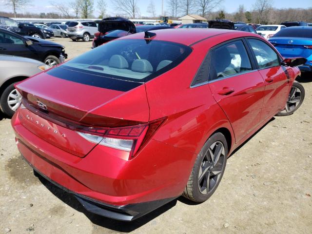 2021 HYUNDAI ELANTRA SEL VIN: 5NPLN4AG7MH036990