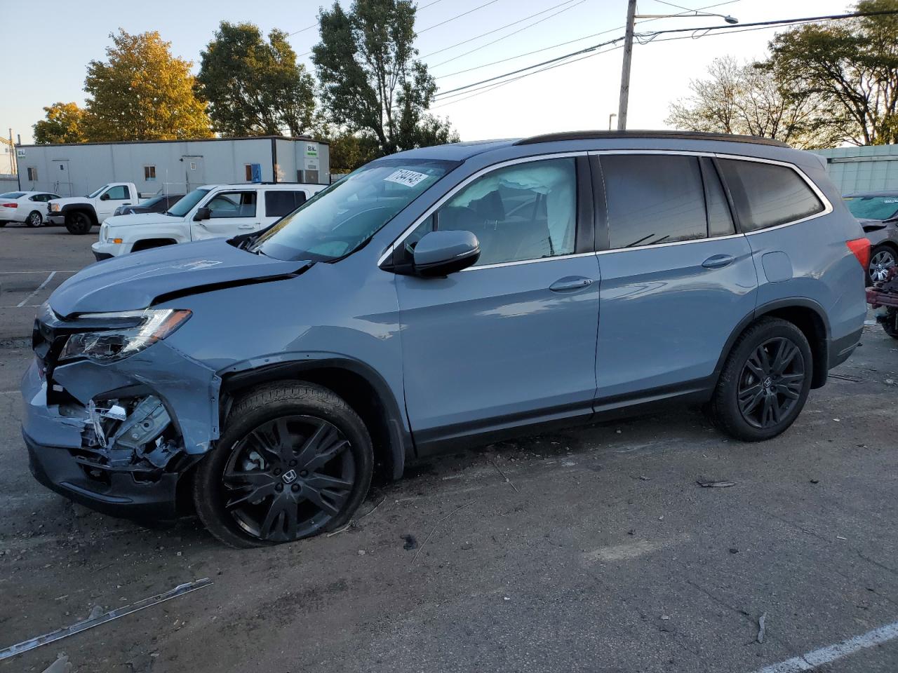 2022 HONDA PILOT SE VIN:5FNYF6H26NB045186