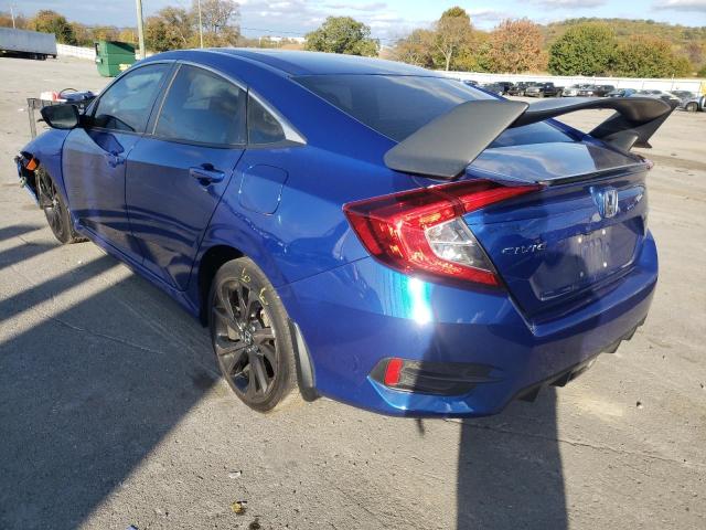 2021 HONDA CIVIC SPORT VIN: 2HGFC2F87MH532228