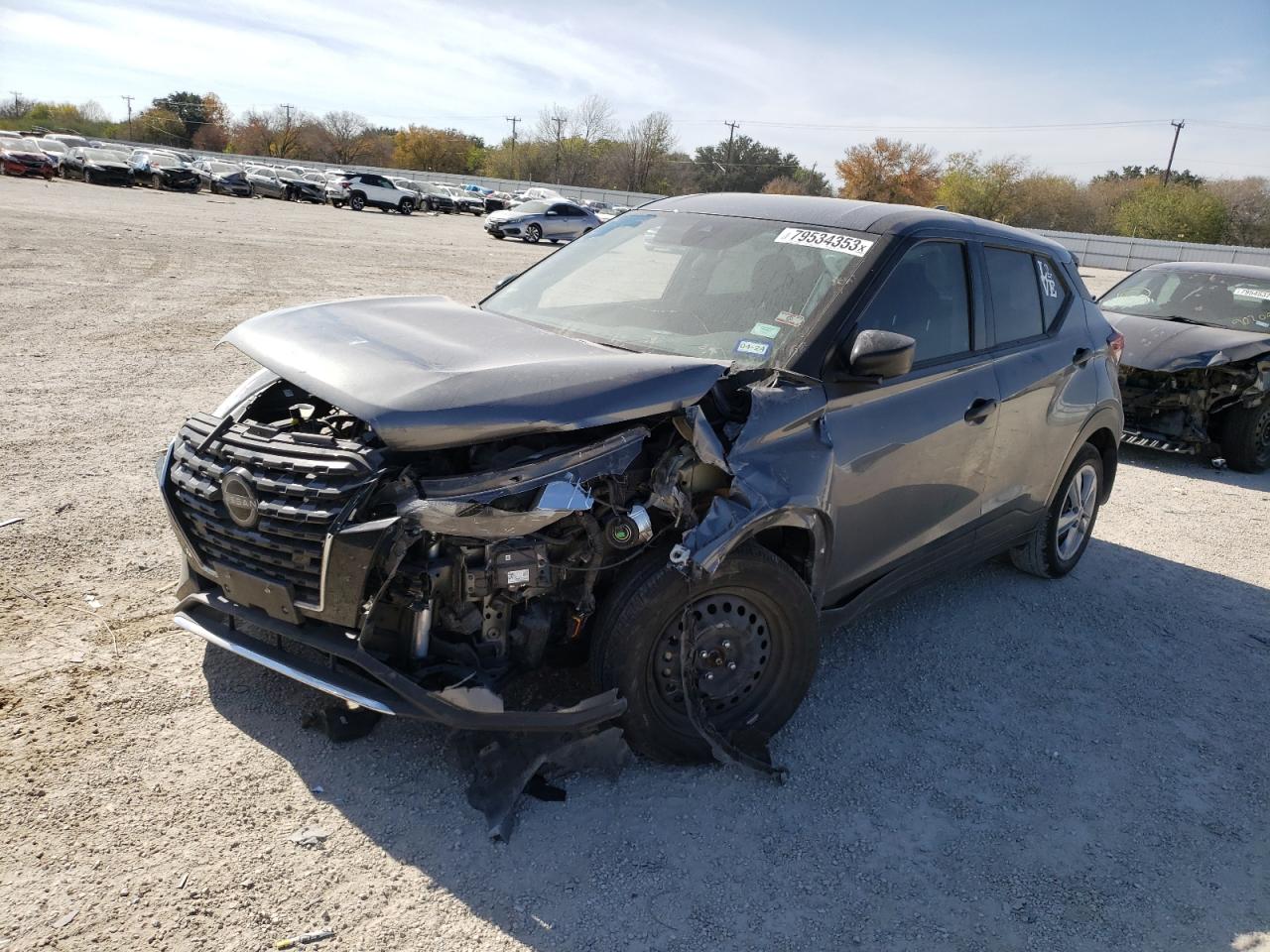 2022 NISSAN KICKS S VIN:3N1CP5BV0NL505872