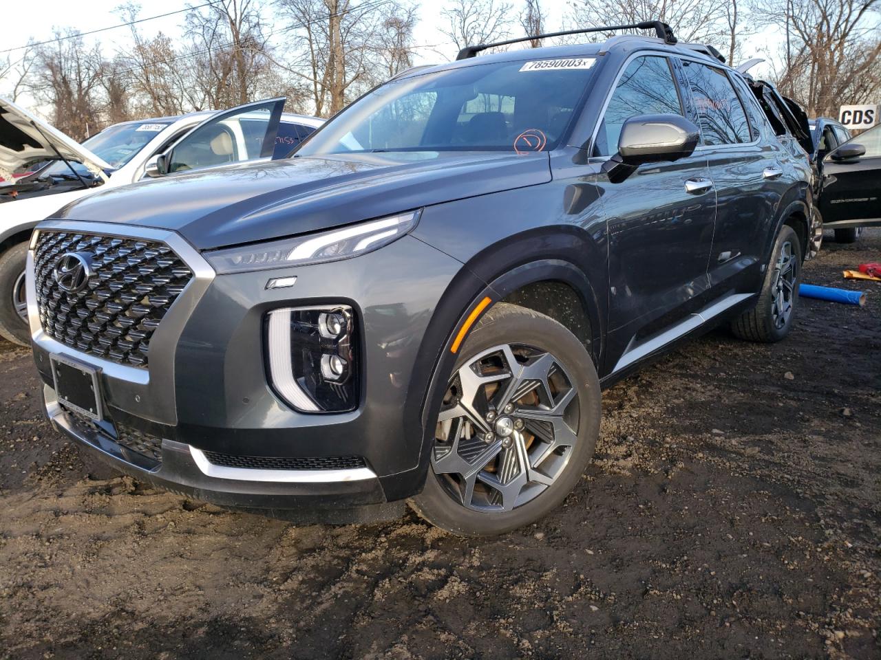 2022 HYUNDAI PALISADE CALLIGRAPHY VIN:KM8R7DHE3NU378075