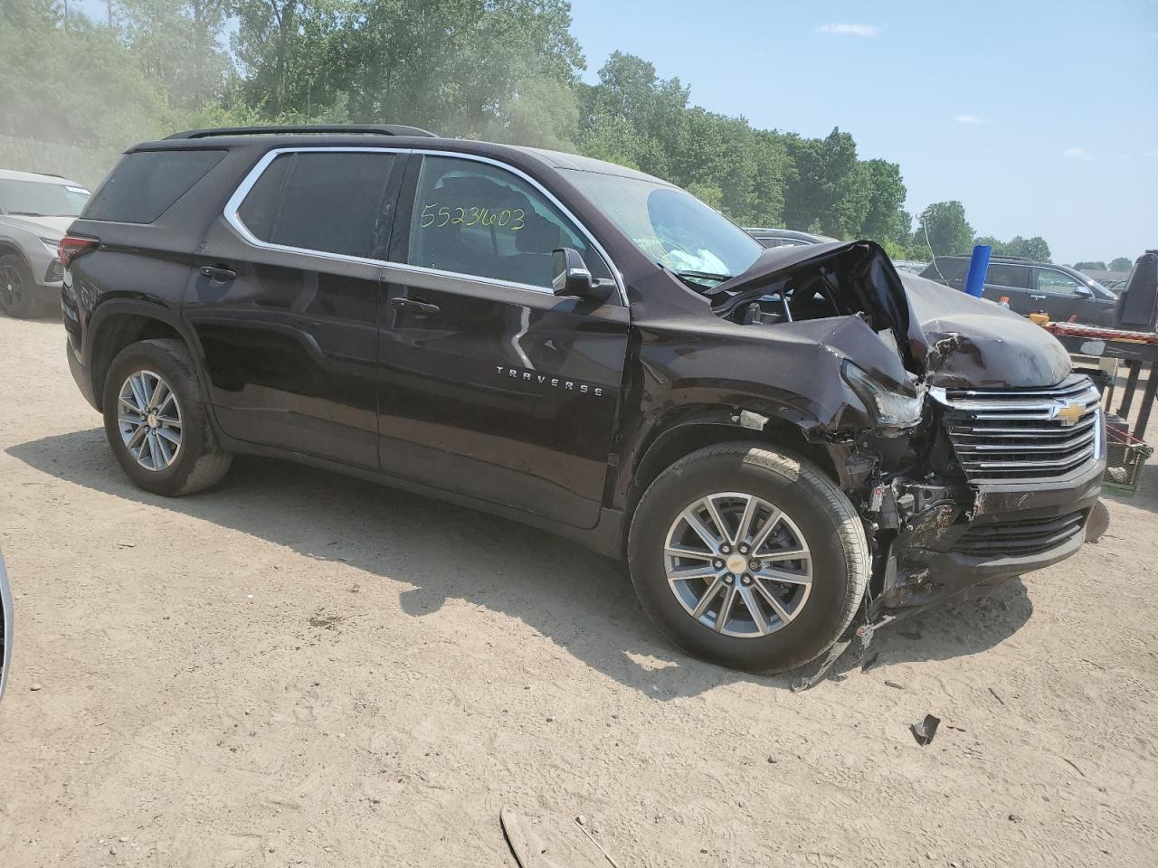2022 CHEVROLET TRAVERSE LT VIN:1GNERGKW6NJ118973